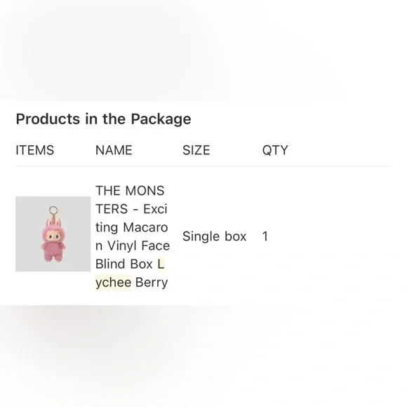 POP MART LABUBU Exciting Macaron (Lychee Berry) - 100% Authentic - Picture 9 of 12